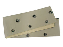 画像をギャラリービューアに読み込む, 半幅帯 リバーシブル 全4柄 帯 細帯 ピンクベージュ グレー 紺 花 ドット 刺繍 綿 着物 カジュアル レディース アレンジ 半巾帯 四寸 日本製 女性 和装 和服 レトロ モダン あす楽