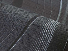 画像をギャラリービューアに読み込む, 名古屋帯 洗える 濃いグレー 曲線 仕立て上がり プレタ 百華 レディース 女性 和服 和装 帯 化繊 送料無料 あす楽