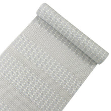 画像をギャラリービューアに読み込む, 洗える着物 セミオーダー付き 反物 単品 ハナエモリ グレー 花菱 七宝 青 XS・S・M・L・XLサイズから選べる 上品 レディース 女性 小紋 和装 和服 袷 単衣 きもの 羽織 コート 送料無料