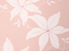 画像をギャラリービューアに読み込む, 着物 洗える着物 反物 レディース セミオーダー 仕立て付 XS S M L XL 袷 単衣 ピンク 花 クレマチス テッセン 和装 和服 女性 小紋 市田ひろみ 市田ひろみ好み 送料無料 きもの 羽織 コート ポリエステ