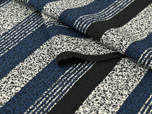 画像をギャラリービューアに読み込む, 着物 洗える着物 反物 レディース セミオーダー 仕立て付 XS S M L XL 袷 単衣 オフホワイト 白 青 あられ 縞 縦縞 ストライプ 和装 和服 女性 小紋 市田ひろみ 市田ひろみ好み 送料無料 きもの 羽織