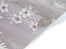 画像をギャラリービューアに読み込む, 着物 洗える着物 反物 レディース セミオーダー 仕立て付 XS S M L XL 袷 単衣 渋灰紫地 流水 四季 花 和装 和服 女性 小紋 市田ひろみ 市田ひろみ好み 送料無料 きもの 羽織 コート ポリエステル 京都