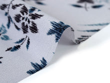 画像をギャラリービューアに読み込む, 着物 洗える着物 反物 レディース セミオーダー 仕立て付 XS S M L XL 袷 単衣 青 紫 渋灰青地 花市松柄 和装 和服 女性 小紋 市田ひろみ 市田ひろみ好み 送料無料 きもの 羽織 コート ポリエステル 京