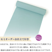 画像をギャラリービューアに読み込む, 洗える色無地 着物 反物 薄ピンク 薄グレー 薄水色 薄黄緑 薄紫 薄ベージュ色 セミオーダー お仕立て付き ハナエモリ HANAEMORI 女性 レディース 洗える着物 袷 単衣 きもの 和装 和服 羽織 コート 送料無料