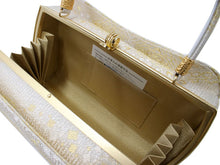 画像をギャラリービューアに読み込む, 草履バッグセット レディース フォーマル 優鼻緒 Lサイズ 24.0cm 24.5cm 25.0cm 礼装用 白 金 銀 花 菱 ニ枚芯 ぞうり バッグ 女性 和装 和服 着物 モダン 日本製 送料無料