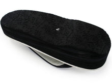 画像をギャラリービューアに読み込む, カレンブロッソ 草履 単品 S M L 白地 麻の葉柄 黒 鼻緒 レディース カフェ草履 菱屋 Calen Blosso ゾウリ カフェぞうり 女性用 カジュアル 日本製 履物 着物 きもの 和装小物