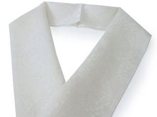 画像をギャラリービューアに読み込む, 半衿 単品 衿秀 白 オフホワイト 唐草 植物 半襟 レディース 絹100% 洗える 半えり 女性 和装小物 カジュアル フォーマル イベント パーティー 着物 おしゃれ ネコポス便可 あす楽