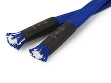 画像をギャラリービューアに読み込む, 帯締め 単品 正絹 衿秀 平組 カジュアル向き 青 ラインストーン チェコガラス プレシオサ カジュアル 平締め 組紐 帯〆 小紋 紬 和装小物 着付け小物 着物 和服 和装 おびじめ レディース 女性 日本製 ネコポス あす楽