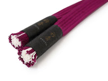 画像をギャラリービューアに読み込む, 帯締め 単品 正絹 衿秀 平組 カジュアル向き 赤紫 ラインストーン チェコガラス プレシオサ カジュアル 平締め 組紐 帯〆 小紋 紬 和装小物 着付け小物 着物 和服 和装 おびじめ レディース 女性 日本製 ネコポス あす楽