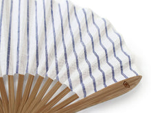 画像をギャラリービューアに読み込む, 扇子 扇子袋 2点セット 西川庄六商店 フレンチ リネン レディース ストライプ 桐箱入り エコ ギフト プレゼント 贈り物 春 夏 母の日 婦人 女性 女 麻 せんす 和装小物 雑貨 暑さ対策 節電 エコ 飛沫防止 あす楽