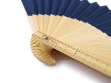 画像をギャラリービューアに読み込む, 扇子 扇子袋 2点セット 西川庄六商店 定規 竹 綿 紺 桐箱入り エコ ギフト プレゼント 贈り物 春 夏 父の日 母の日 男性 女性 せんす 和装小物 雑貨 暑さ対策 節電 エコ 飛沫防止 あす楽 送料無料