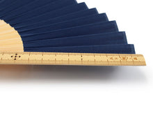 画像をギャラリービューアに読み込む, 扇子 扇子袋 2点セット 西川庄六商店 定規 竹 綿 紺 桐箱入り エコ ギフト プレゼント 贈り物 春 夏 父の日 母の日 男性 女性 せんす 和装小物 雑貨 暑さ対策 節電 エコ 飛沫防止 あす楽 送料無料