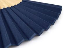 画像をギャラリービューアに読み込む, 扇子 扇子袋 2点セット 西川庄六商店 定規 竹 綿 紺 桐箱入り エコ ギフト プレゼント 贈り物 春 夏 父の日 母の日 男性 女性 せんす 和装小物 雑貨 暑さ対策 節電 エコ 飛沫防止 あす楽 送料無料