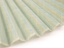 画像をギャラリービューアに読み込む, 扇子 扇子袋 2点セット 西川庄六商店 ジャパンギャルド 花 麻 近江ちぢみ グリーン 桐箱入り エコ ギフト プレゼント 贈り物 春 夏 母の日 女性 せんす 和装小物 雑貨 暑さ対策 節電 エコ 飛沫防止 あす楽 送料無料