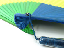 画像をギャラリービューアに読み込む, 扇子 扇子袋 2点セット 西川庄六商店 マルチカラー 黄色 紺 緑 イエロー ネイビー グリーン 綿 ポリエステル エコ ギフト プレゼント 贈り物 春 夏 母の日 女性 せんす 和装小物 雑貨 暑さ対策 節電 エコ 飛沫防止 あす楽 ネコポス