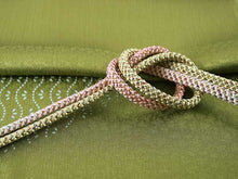 画像をギャラリービューアに読み込む, 洗える着物 コーディネートセット 袷 Mサイズ 着物 赤紫 細縞 名古屋帯 クリームイエロー 菊 正絹帯揚げ帯締め 4点セット 小紋 レディース 女性 帯あげ 帯〆 プレタ 和装 和服