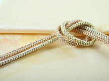 画像をギャラリービューアに読み込む, 洗える着物 コーディネートセット 袷 Mサイズ 着物 焦げ茶 よろけ縞 名古屋帯 黒 クローバー 正絹帯揚げ帯締め 4点セット 小紋 レディース 女性 帯あげ 帯〆 プレタ 和装 和服