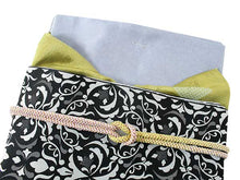 画像をギャラリービューアに読み込む, 洗える着物 コーディネートセット 袷 Lサイズ 着物 薄青紫 小花 名古屋帯 黒 アラベスク 正絹帯揚げ帯締め 4点セット 小紋 レディース 女性 帯あげ 帯〆 プレタ 和装 和服