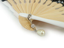 画像をギャラリービューアに読み込む, 扇子 扇子袋 2点セット レース レディース ブランシュ 黒 桐箱入り エコ ギフト プレゼント 贈り物 春 夏 母の日 婦人 女性 女 コットン ナイロン せんす 和装小物 雑貨 暑さ対策 節電 エコ 飛沫防止 あす楽