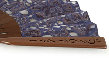 画像をギャラリービューアに読み込む, 扇子 扇子袋 2点セット レース レディース マスカレード 紫 桐箱入り エコ ギフト プレゼント 贈り物 春 夏 母の日 婦人 女性 女 和紙 ナイロン せんす 和装小物 雑貨 暑さ対策 節電 エコ 飛沫防止 あす楽