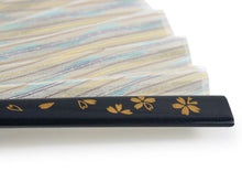 画像をギャラリービューアに読み込む, 扇子 扇子袋 2点セット レース レディース 明石ちぢみ 水色 桐箱入り エコ ギフト プレゼント 贈り物 春 夏 母の日 婦人 女性 シルク せんす 和装小物 雑貨 暑さ対策 節電 エコ 飛沫防止 あす楽