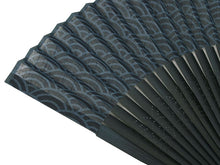 画像をギャラリービューアに読み込む, 扇子 扇子袋 2点セット 青 青海波 エコ ギフト プレゼント 贈り物 春 夏 父の日 男性 せんす 和装小物 雑貨 暑さ対策 節電 エコ 飛沫防止 あす楽 ネコポス