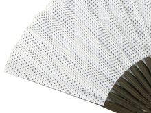 画像をギャラリービューアに読み込む, 扇子 扇子袋 2点セット 紺 白 播州織 エコ ギフト プレゼント 贈り物 春 夏 父の日 男性 せんす 和装小物 雑貨 暑さ対策 節電 エコ 飛沫防止 あす楽 ネコポス