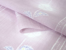 画像をギャラリービューアに読み込む, 着物 洗える着物 反物 夏用 夏 紗 レディース セミオーダー 仕立て付 XS S M L XL 単衣 薄赤紫 薄紫 縦縞 花 市田ひろみ好み 和装 和服 女性 小紋 カジュアル お洒落着 送料無料 きもの 羽織 コート