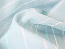 画像をギャラリービューアに読み込む, 着物 洗える着物 反物 夏用 夏 紗 レディース セミオーダー 仕立て付 XS S M L XL 単衣 水色 薄紫色 白色 縦縞 市田ひろみ好み 和装 和服 女性 小紋 カジュアル お洒落着 送料無料 きもの 羽織 コート