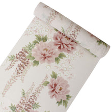 画像をギャラリービューアに読み込む, 着物 洗える着物 反物 夏用 夏 絽 縦絽 レディース セミオーダー 仕立て付 XS S M L XL 単衣 白色 ピンク色 牡丹 藤 花 百華 MOMOKA 和装 和服 女性 小紋 カジュアル お洒落着 送料無料 きもの 羽織 コート