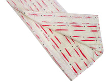 画像をギャラリービューアに読み込む, レース着物 単衣 春 初夏 単品 仕立て上がり 華かづら レース フリー 白色 赤色 クリーム色 縦縞 丸 吸水速乾 クールパス 浴衣 レディース 女性 和装 和服 送料無料