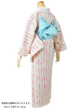 画像をギャラリービューアに読み込む, レース着物 単衣 春 初夏 単品 仕立て上がり 華かづら レース フリー 白色 赤色 クリーム色 縦縞 丸 吸水速乾 クールパス 浴衣 レディース 女性 和装 和服 送料無料