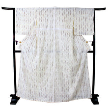 画像をギャラリービューアに読み込む, レース着物 単衣 春 初夏 単品 仕立て上がり 華かづら レース フリー 白色 茶色 クリーム色 縦縞 丸 吸水速乾 クールパス 浴衣 レディース 女性 和装 和服 送料無料