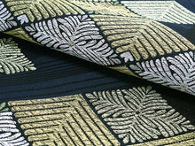 画像をギャラリービューアに読み込む, 袋帯 礼装 六通 黒 紺 流水 若松菱 菱 単品 新品 訪問着 フォーマル ポリエステル 洗える 仕立て上がり プレタ レディース 女性 和服 和装 着物 送料無料
