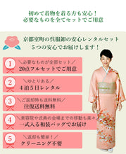画像をギャラリービューアに読み込む, 【レンタル】訪問着 レンタル フルセット 20点セット 淡ピンク地 宝尽くし松竹梅柄 卒業式 入学式 お宮参り 七五三 結婚式