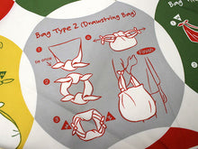 画像をギャラリービューアに読み込む, 風呂敷 ふろしき 大判 105cm 撥水加工 防災ふろしき オフホワイト オレンジ 英語表記 結び方 大きい 日本製 撥水 EFRAIN 防災グッズ コンパクト おしゃれ コットン ギフト プレゼント 贈り物 お洒落 エコバック 大人 女性 バック ネコポス発送可能