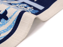 画像をギャラリービューアに読み込む, 風呂敷 綿小ふろしき 50cm 中巾 魚偏 漢字 オフホワイト 紺 青色 お弁当 弁当包み 小さい 日本製 粋勢 綿100% コットン コンパクト おしゃれ ギフト プレゼント 贈り物 お洒落 エコバック フロシキ オールシーズン ネコポス発送可能