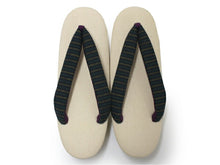 画像をギャラリービューアに読み込む, 草履 レディース ウレタン フリーサイズ 紺 緑 黄色 縞 紫 鼻緒 生成り きなり オフホワイト カジュアル 女性 23cm 23.5cm 24cm 24.5cm ぞうり 履物 着物 和装 和服 ウレタンソール あす楽