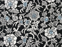 画像をギャラリービューアに読み込む, 東レ セオα 仕立て付 夏物 単衣 ゆかた 洗える 浴衣 反物 夏 レディース フルオーダー 夏着物 黒 青 白 花柄 TORAY CEOα 月華美人 和装 和服 女性 送料無料