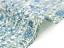 画像をギャラリービューアに読み込む, 東レ セオα 仕立て付 夏物 単衣 ゆかた 洗える 浴衣 反物 夏 レディース フルオーダー 夏着物 水色 ベージュ 縦縞 花唐草 TORAY CEOα 月華美人 和装 和服 女性 送料無料