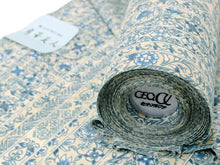 画像をギャラリービューアに読み込む, 東レ セオα 仕立て付 夏物 単衣 ゆかた 洗える 浴衣 反物 夏 レディース フルオーダー 夏着物 水色 ベージュ 縦縞 花唐草 TORAY CEOα 月華美人 和装 和服 女性 送料無料