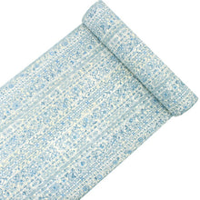 画像をギャラリービューアに読み込む, 東レ セオα 仕立て付 夏物 単衣 ゆかた 洗える 浴衣 反物 夏 レディース フルオーダー 夏着物 水色 ベージュ 縦縞 花唐草 TORAY CEOα 月華美人 和装 和服 女性 送料無料