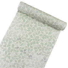 画像をギャラリービューアに読み込む, 東レ シルック 仕立て付 絽 夏物 洗える 反物 夏 レディース フルオーダー 夏着物 緑 薄緑 葉 植物 TORAY silook 奏美 紙人形 和装 和服 女性 送料無料
