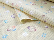 画像をギャラリービューアに読み込む, 東レ シルック 仕立て付 絽 夏物 洗える 反物 夏 レディース フルオーダー 夏着物 黄色 小花柄 花 かたせ梨乃 梨乃景色 TORAY silook 紙人形 和装 和服 女性 送料無料