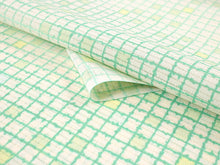 画像をギャラリービューアに読み込む, 東レ シルック 仕立て付 絽 夏物 洗える 反物 夏 レディース フルオーダー 夏着物 黄緑 黄色 格子 TORAY silook 紙人形 森荷葉プロデュース かよういろ 和装 和服 女性 送料無料