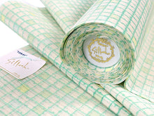 画像をギャラリービューアに読み込む, 東レ シルック 仕立て付 絽 夏物 洗える 反物 夏 レディース フルオーダー 夏着物 黄緑 黄色 格子 TORAY silook 紙人形 森荷葉プロデュース かよういろ 和装 和服 女性 送料無料
