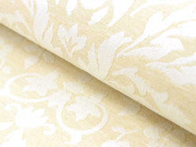 画像をギャラリービューアに読み込む, 名古屋帯 洗える クリームベージュ 更紗 仕立て上がり プレタ 百華 レディース 女性 和服 和装 帯 化繊 送料無料 あす楽