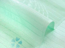 画像をギャラリービューアに読み込む, 帯揚げ 帯締め セット 夏用 カジュアル向き 平組 ミントグリーン 桜 芝 帯あげ 薄緑 レース 帯〆 和装 小物 レディース 女性 おびあげ おびじめ 夏着物 絽 紗 夏物 小紋 おしゃれ 上品 あす楽 ネコポス便