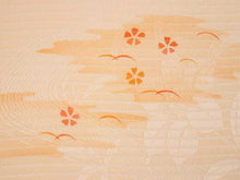 画像をギャラリービューアに読み込む, 帯揚げ 帯締め セット 夏用 カジュアル向き 平組 みかん色 雲取り 桜 芝 帯あげ レース 帯〆 和装 小物 レディース 女性 おびあげ おびじめ 夏着物 絽 紗 夏物 小紋 おしゃれ 上品 あす楽 ネコポス便