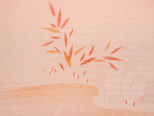 画像をギャラリービューアに読み込む, 帯揚げ 帯締め セット 夏用 カジュアル向き 平組 ピンクベージュ ぼかし 葉 植物 帯あげ 渋ピンク レース 帯〆 和装 小物 レディース 女性 おびあげ おびじめ 夏着物 絽 紗 夏物 小紋 おしゃれ 上品 あす楽 ネコポス便